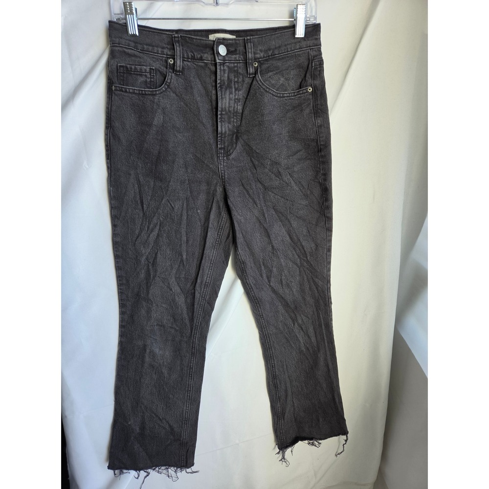 PacSun Jeans Women Black Faded Straight High Rise Straight